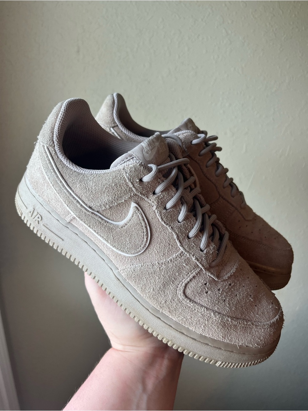 Nike Air Force 1 '07 LV8 “Moon Particle”Suede Low Top Men's Sneakers 7M 8.5W